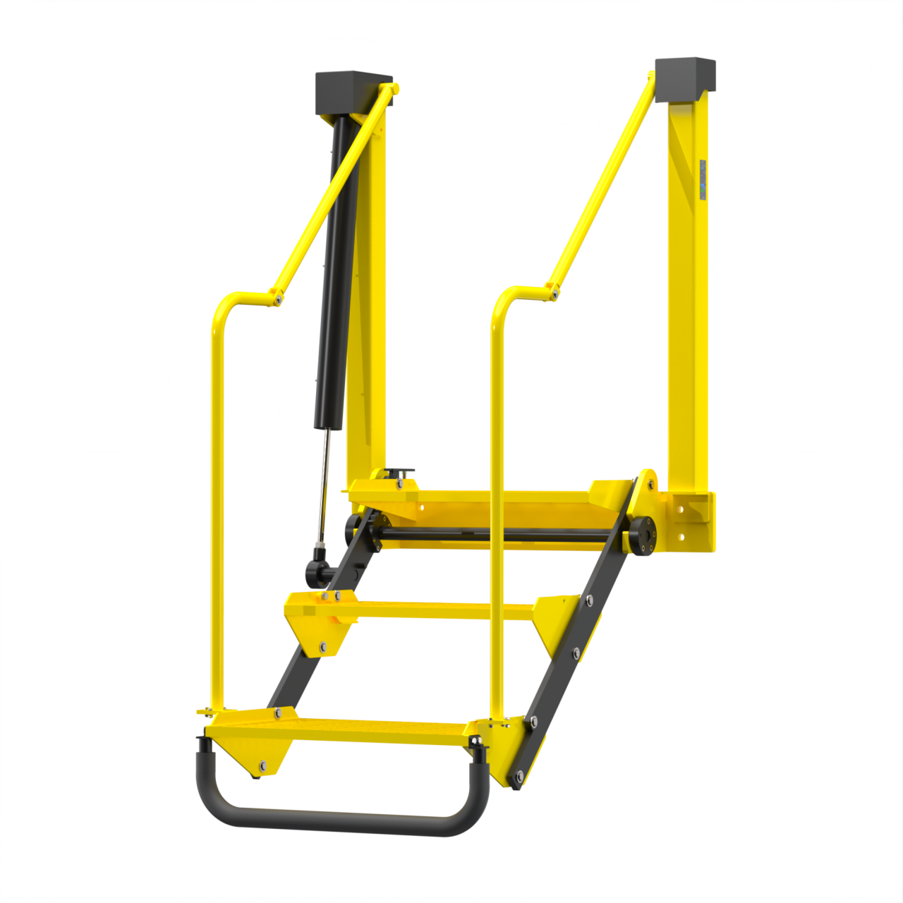 Escada pantográfica – 3 Degraus – detalhe