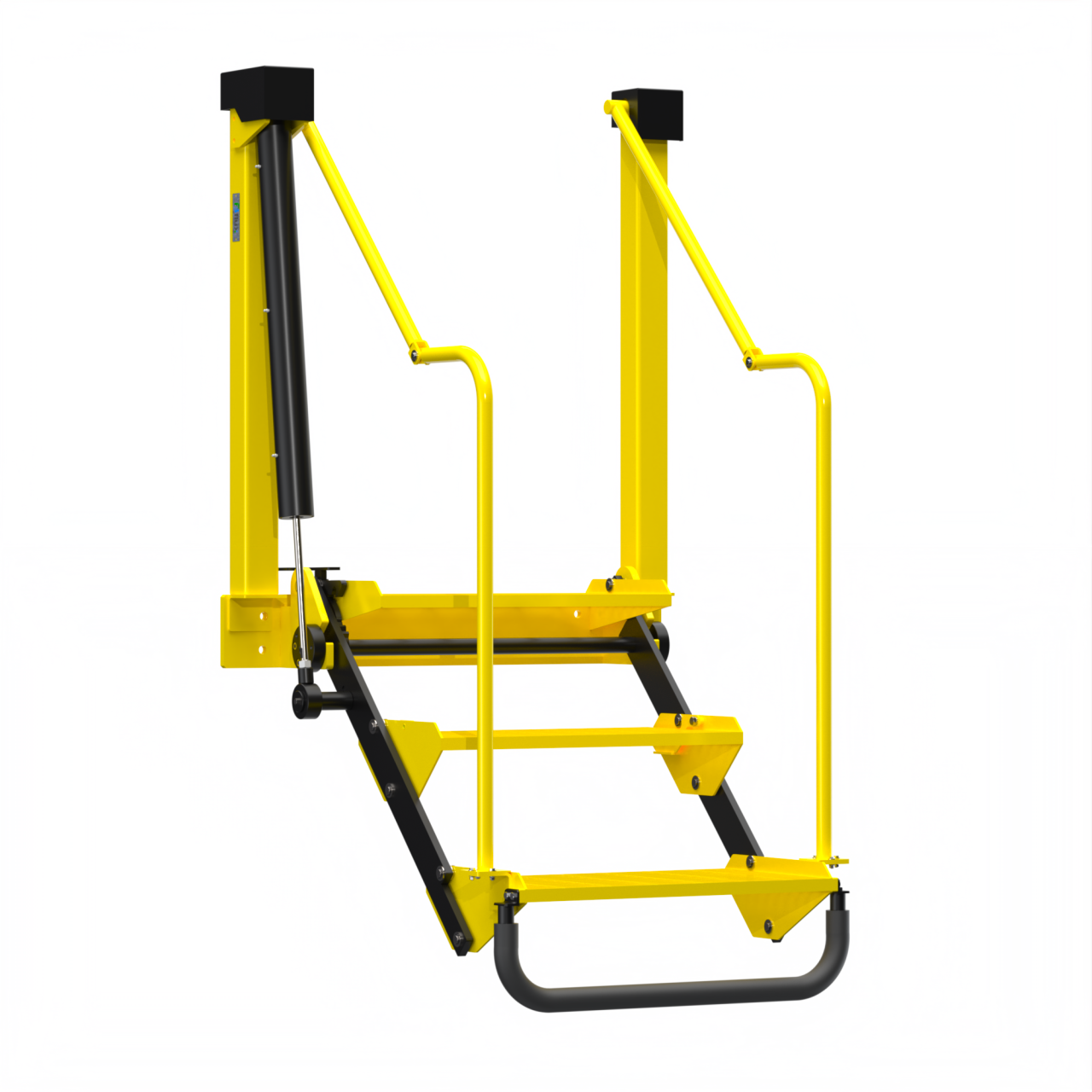 Escada pantográfica – 3 Degraus – detalhe