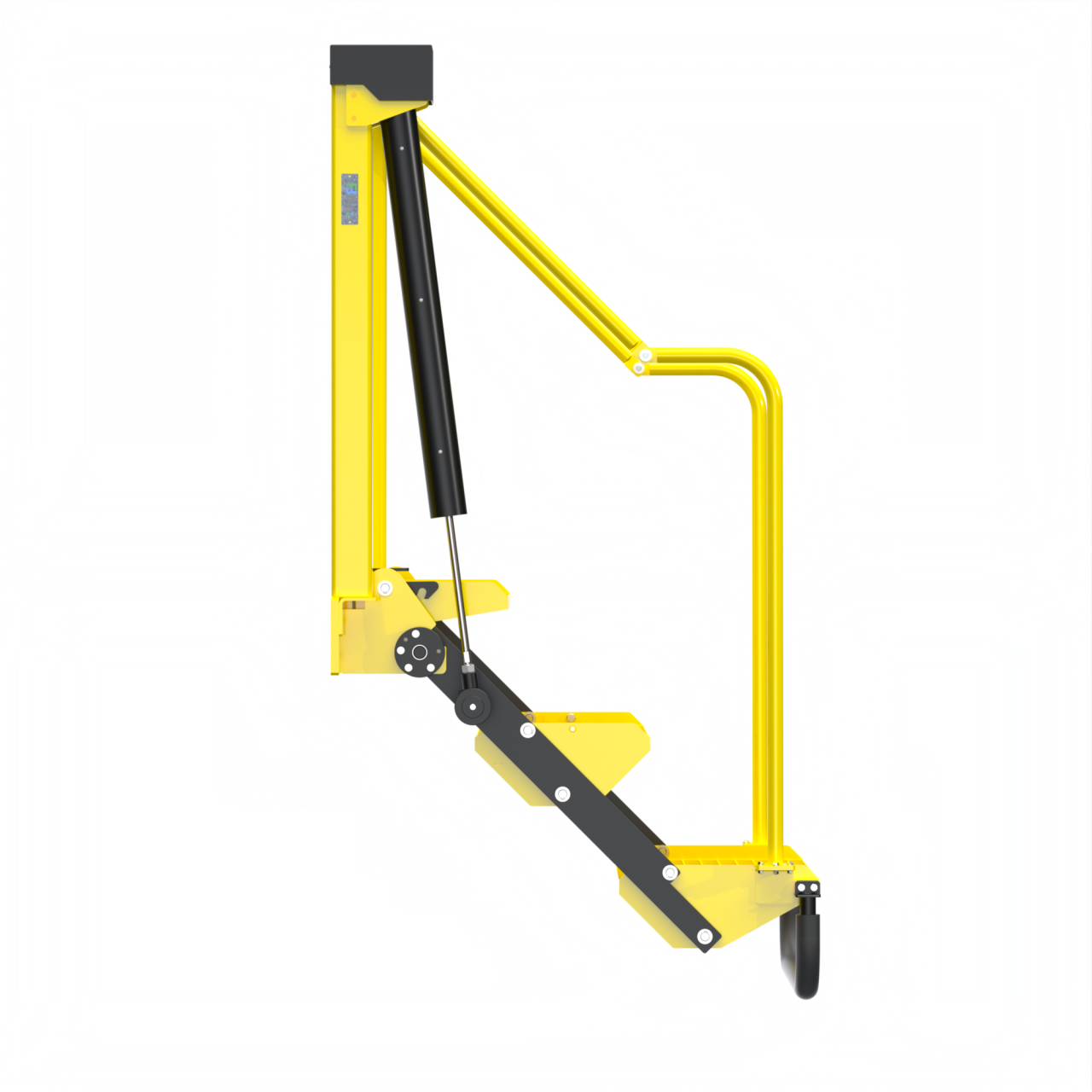 Escada pantográfica – 3 Degraus – detalhe