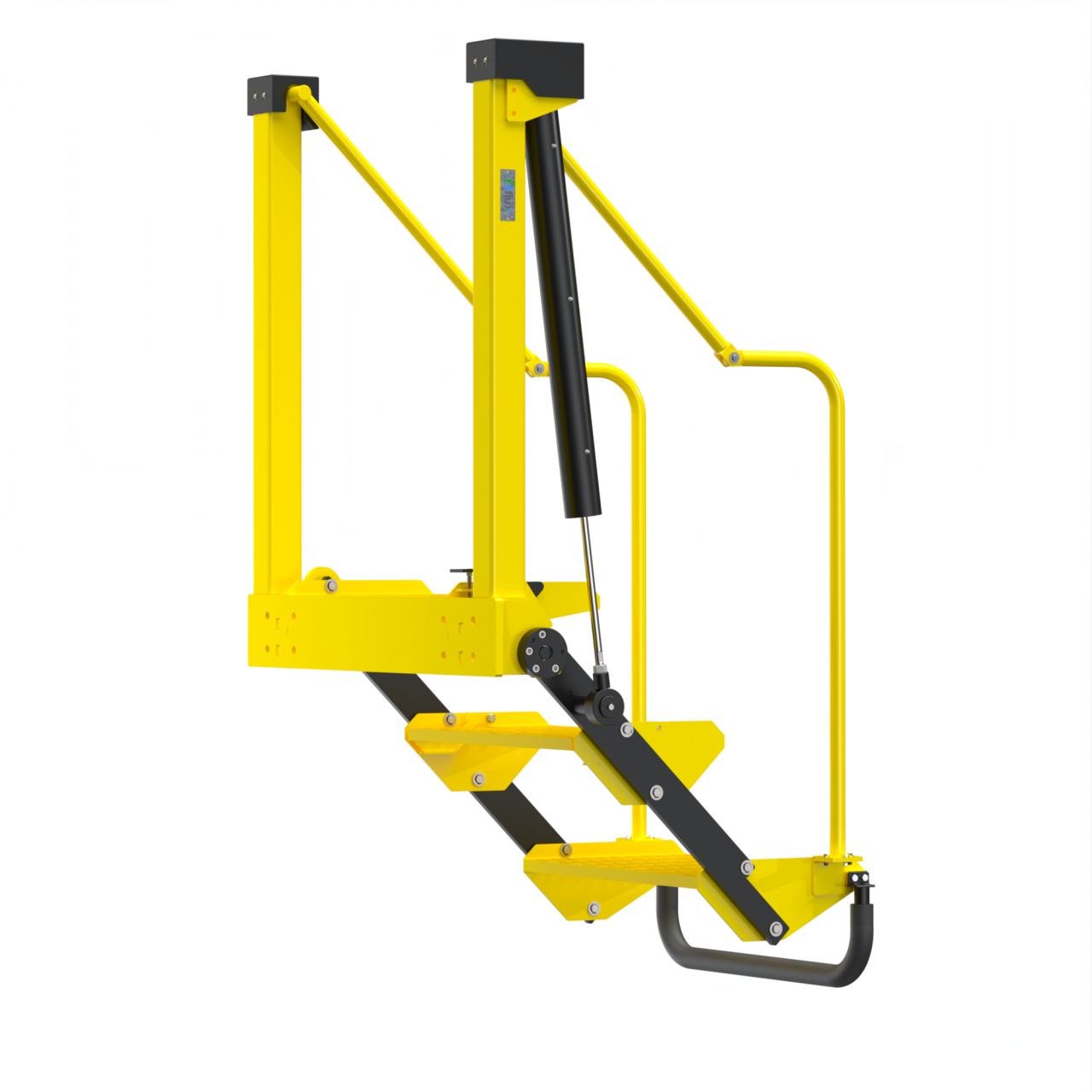 Escada pantográfica – 3 Degraus – detalhe