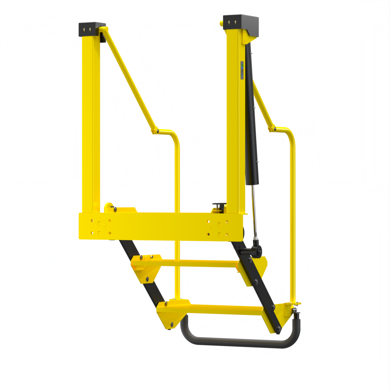 Escada pantográfica – 3 Degraus – detalhe