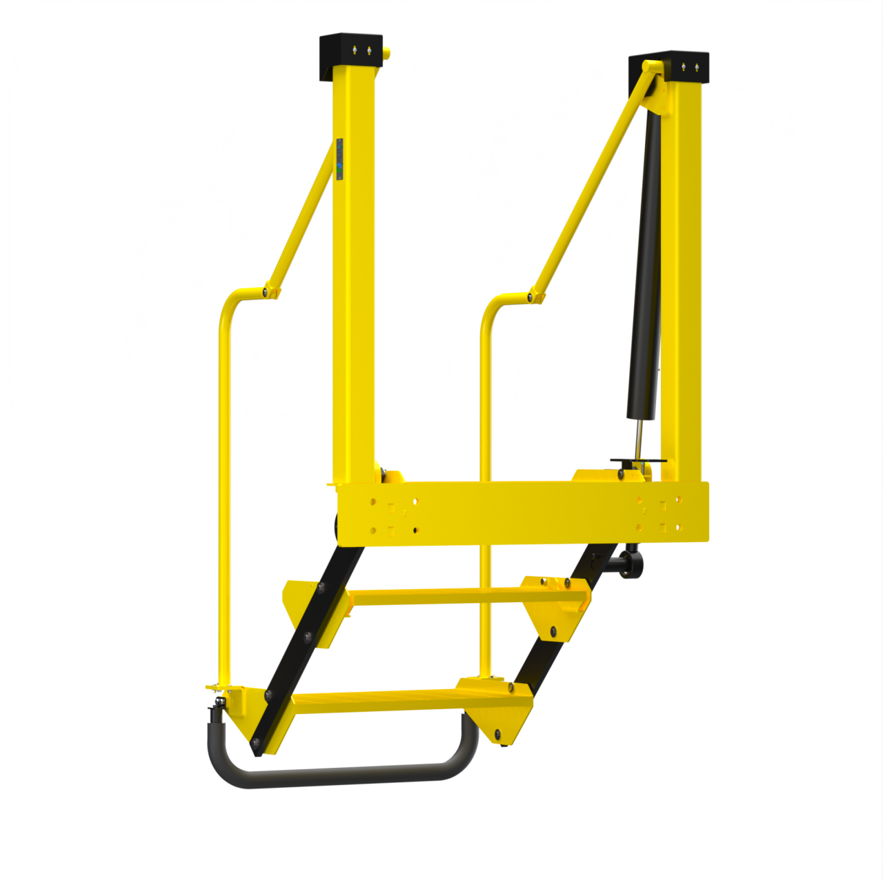 Escada pantográfica – 3 Degraus – detalhe