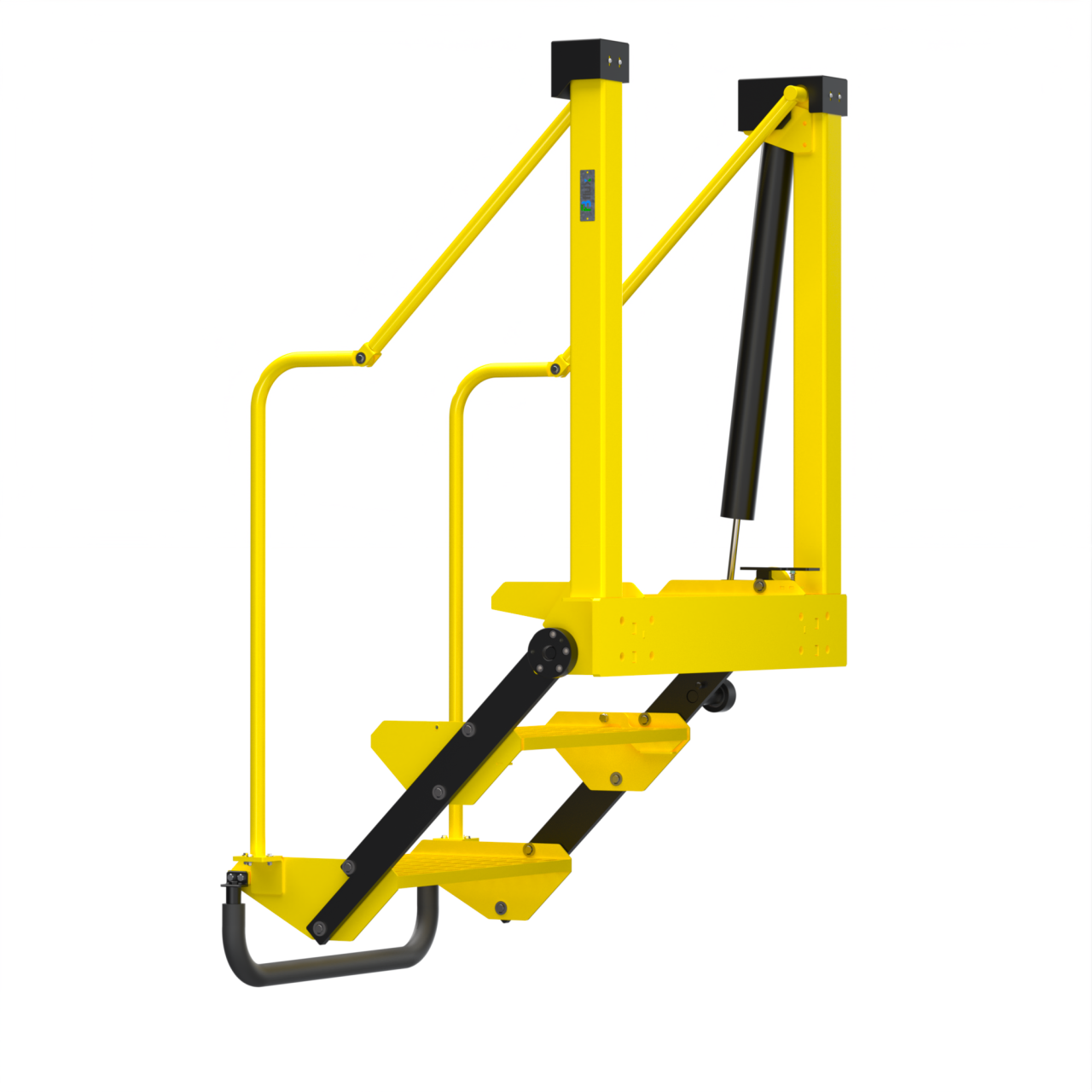 Escada pantográfica – 3 Degraus – detalhe