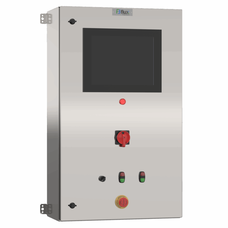 Painel de automação com interface amigável e fácil operação